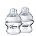 זוג בקבוק 150 מ"ל הכי טבעי Tommee tippee