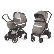 עגלה תינוק בוק פלוס עלית פרימיום Elite Premium 2021 - אפור/לבן City Grey פג פרגו