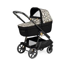 עגלה תינוק ולוצה Veloce 2024   1 הכוללת מנגנון קיפול ביד אחת - שחור/זהב Graphic Gold פג פרגו