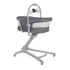 עריסה משולבת עם טרמפולינה וכיסא האכלה Baby Hug 4 In 1 אייר - אפור כהה Dark Grey ציקו