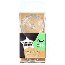 זוג פטמות 0+ הכי טבעי כמו אמא טומי טיפי Tommee Tippee