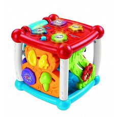 קוביית לימוד ופעילות מנגנת ומאירה בעברית -Vtech  VTH-0157