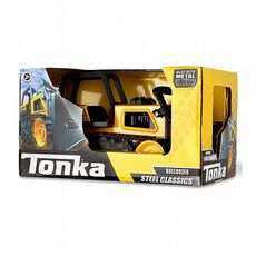דחפור פלדה קלאסי T צהוב - tonka