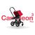 עגלת בוגבו קמיליון 3 פלוס Cameleon - שלד שחור | ריפוד אפור מלאנג