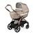 סט עגלה תינוק בוק פלוס עלית פרימיום Elite Premium 2021 - ורוד/זהב Mon Amour פג פרגו