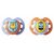 זוג מוצצי סיליקון עם איורים לגיל 0-6 חודשים TOMMEE TIPPEE