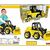 בימבה ישיבה טרקטור שופל גדול עם כף Dolu Toys