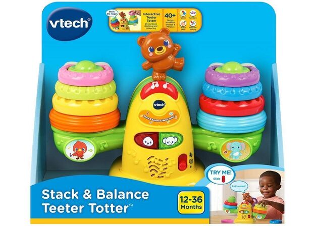 מאזניים מנגנות ומאירות ללימוד מספרים, צבעים והפכים Vtech