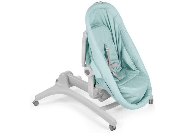עריסה משולבת עם טרמפולינה וכיסא האכלה Baby Hug 4 In 1 - טורקיז Aquarelle צ"יקו