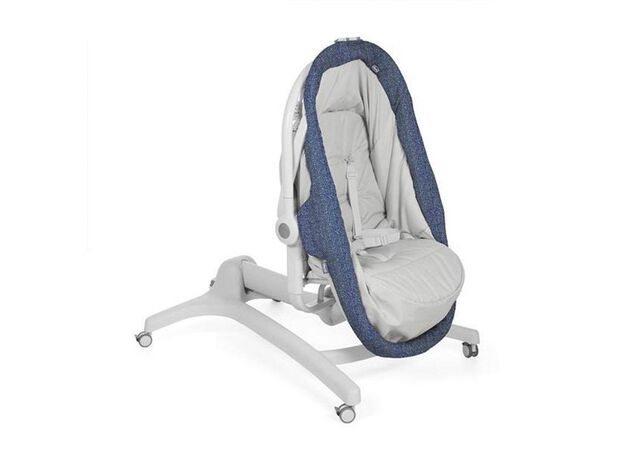 עריסה משולבת עם טרמפולינה וכיסא האכלה Baby Hug 4 In 1 - אפור/ג"ינס Spectrum צ"יקו
