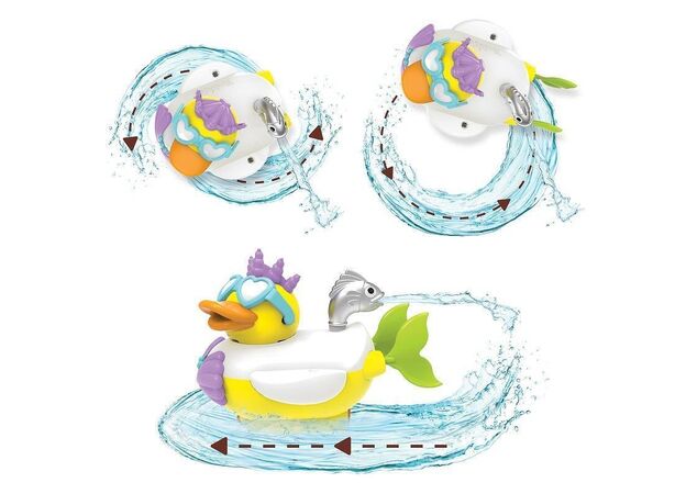 צעצוע אמבט ברווז סילון מים בת הים Jet Duck Mermaid יוקידו
