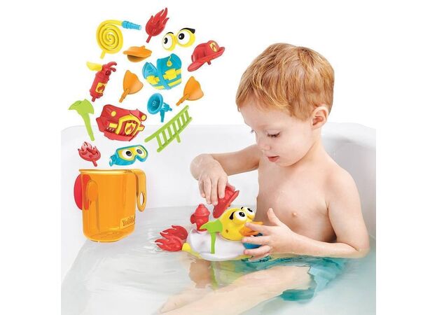 צעצוע אמבט ברווז סילון מים כבאי Jet Duck Firefighter יוקידו