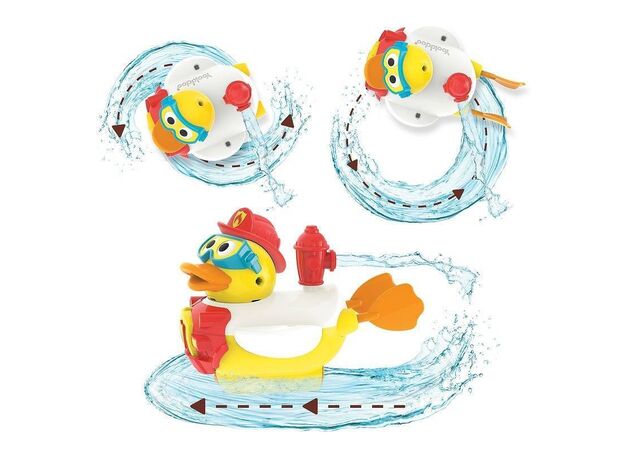 צעצוע אמבט ברווז סילון מים כבאי Jet Duck Firefighter יוקידו