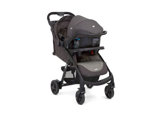 עגלה Muze LX travel system הכוללת סלקל - אפור Dark Pewter גואי