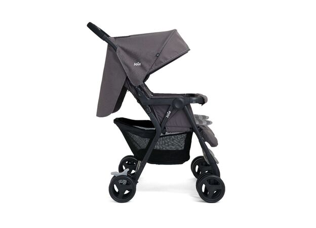 עגלת תאומים/אחים קלה במיוחד Aire Twin אייר טווין - Dark Pewter אפור גואי