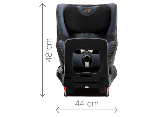 כסא בטיחות מסתובב 360 DUALFIX i-SIZE - שחור ברייטקס רומר