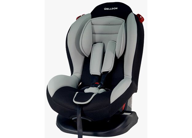 כיסא בטיחות משולב בוסטר סמארט ספורט Smart Sport - שחור/אפור Welldon