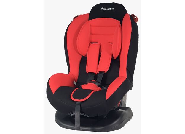 כיסא בטיחות משולב בוסטר סמארט ספורט Smart Sport - אדום Welldon