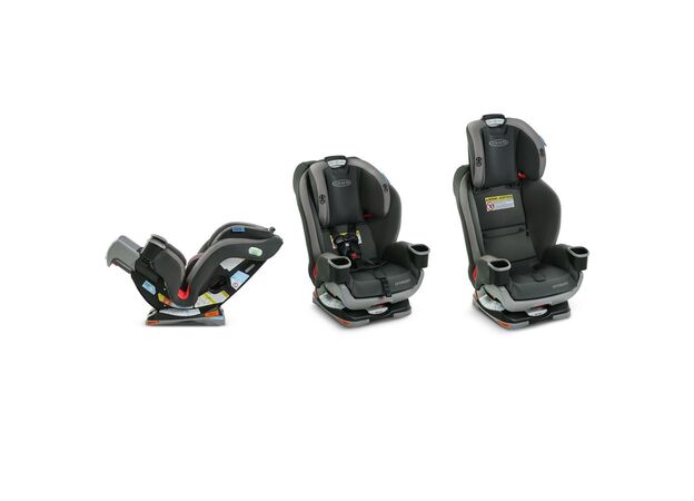 כסא בטיחות משולב בוסטר אקסטנד 2 פיט Extend2Fit - שחור/אפור Titus גרקו