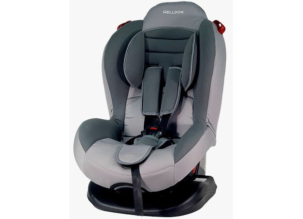 כיסא בטיחות משולב בוסטר סמארט ספורט Smart Sport - אפור Welldon