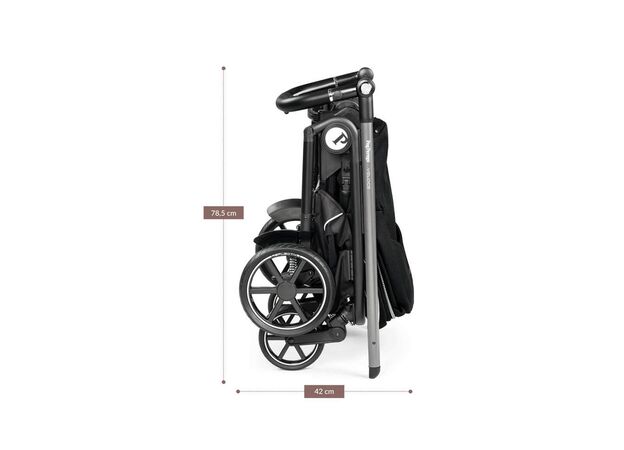 עגלה תינוק ולוצה   Veloce 2024  1 - שחור Black Shine פג פרגו