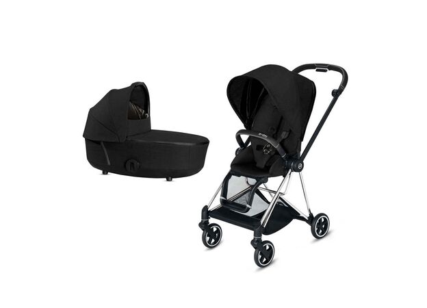עגלת מיוס 3 Mios - שחור מלאנג Stardust Black סייבקס