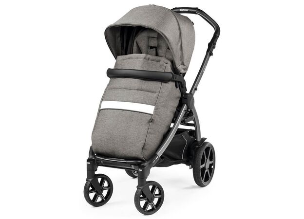 עגלה תינוק בוק פלוס עלית פרימיום Elite Premium 2021 - אפור/לבן City Grey פג פרגו
