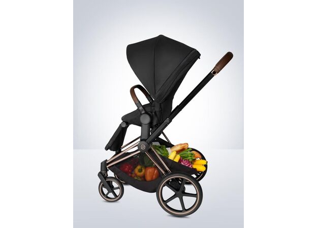 עגלת פריאם 4 Priam - שחור Deep Black  סייבקס