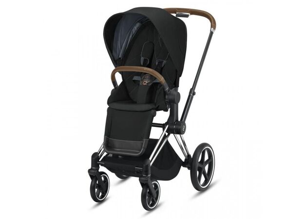 עגלת פריאם 4 Priam - שחור Deep Black  סייבקס