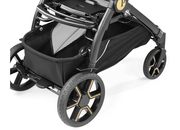 עגלה תינוק בוק פלוס עלית פרימיום Elite Premium 2021 - שחור/זהב Graphic Gold פג פרגו