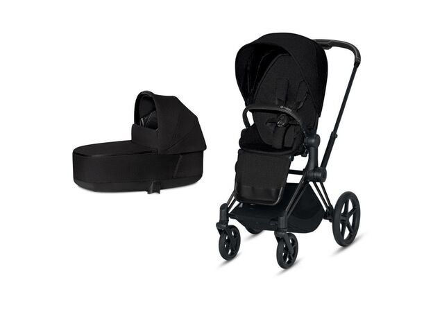 עגלת פריאם 4 Priam - שחור Deep Black  סייבקס