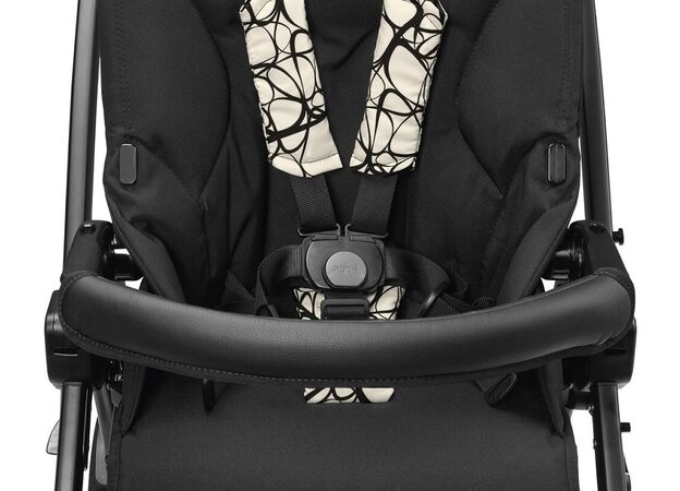 עגלה תינוק בוק פלוס עלית פרימיום Elite Premium 2021 - שחור/זהב Graphic Gold פג פרגו