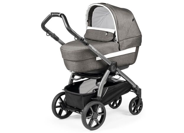 עגלה תינוק בוק פלוס עלית פרימיום Elite Premium 2021 - אפור/לבן City Grey פג פרגו