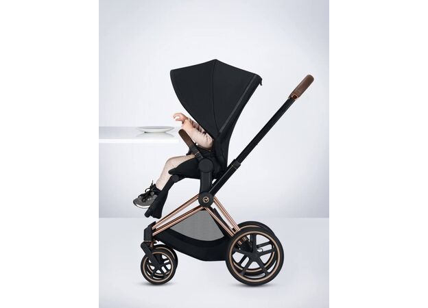 עגלת פריאם 4 Priam - שחור Deep Black  סייבקס