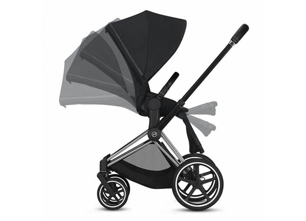עגלת פריאם 4 Priam - שחור Deep Black  סייבקס