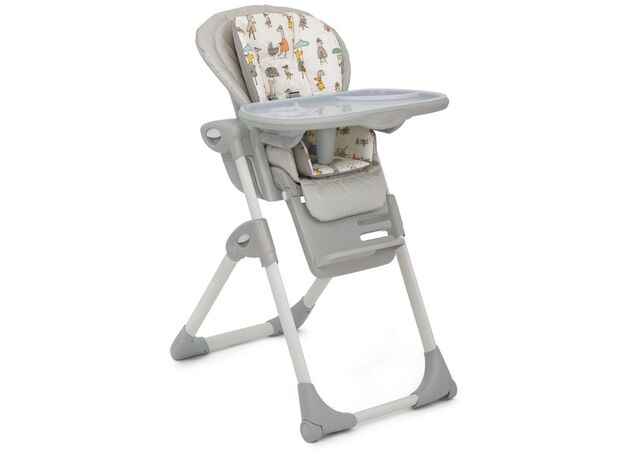 כסא אוכל מפואר לתינוק mimzy lx עם 3 מגשים וריפוד כפול - In the rain גואי