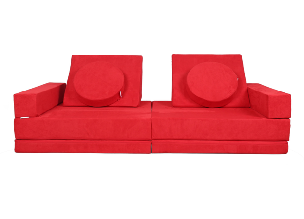 SaPappy -  ספה לילדים ספפי צבע אדום כהה