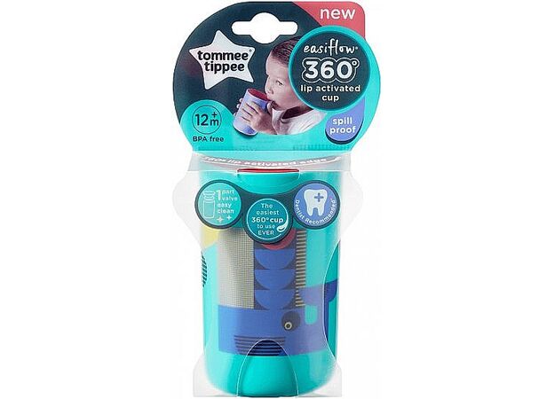כוס אימון 360 מעלות 250 מ'ל Tommee Tippee Easiflow - ירוק