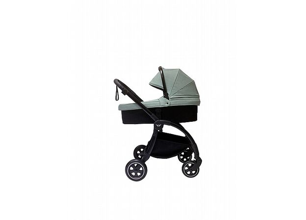 עגלה משולבת בייבי בוס בוב - קט baby-boss bobcat 2 שלד ניקל בד אפור