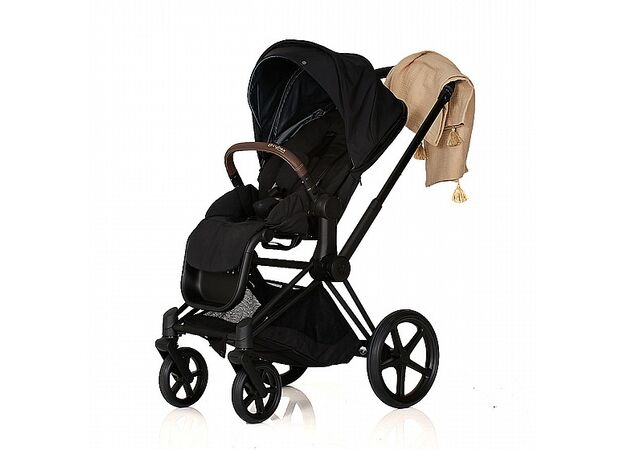 עגלה סייבקס פריאם 4 שחור CYBEX PRIAM 4 ALL BLACK