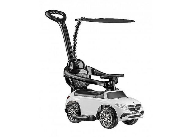 בימבה מוזיקלית וטיולון מרצדס 2 ב-1 מבית Bali Toy - צבע לבן