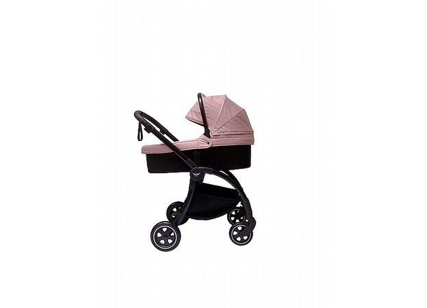 עגלה משולבת בייבי בוס בוב - קט baby-boss bobcat 2 שלד ניקל בד אפור