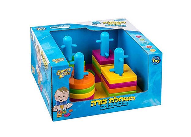 השחלת צורה בסיבוב BALI TOY