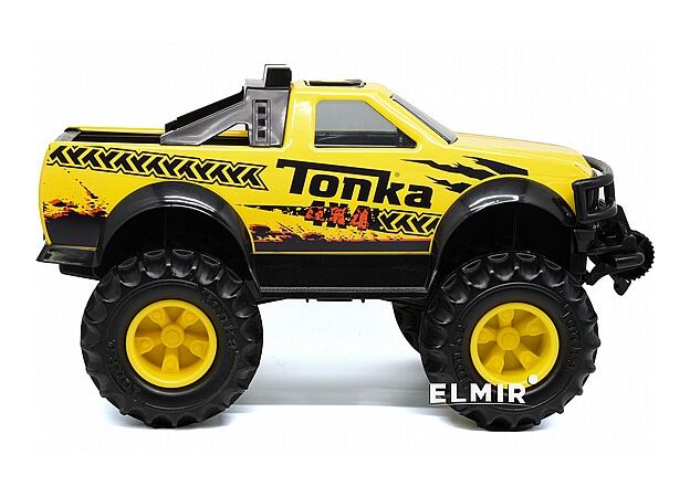 רכב שטח 4/4 עם כננת לגרירה מתכת צהובה - TONKA
