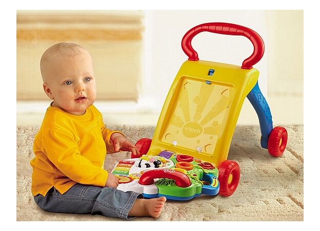 הליכון לתינוק ראשון שלי בעברית - כחול Vtech