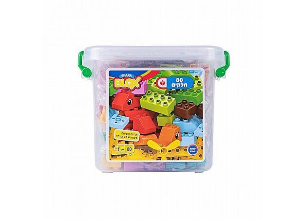 קוביות התאמה ספארק בלוקס 80 חלקים ספארק טויס - SPARK TOYS