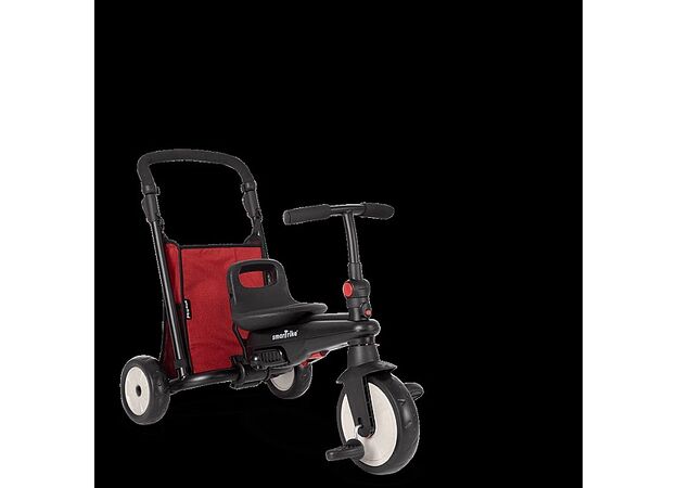 תלת אופן מתקפל סופר קומפקטי  סמארטפולד STR5 Smartfold דגם 2023 - שחור/לבן סמארט טרייק