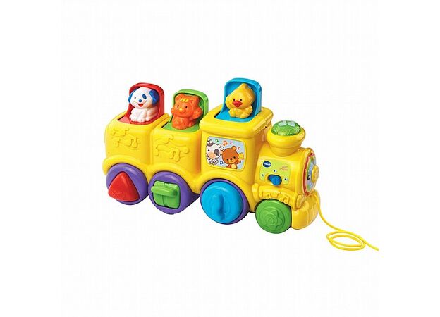 רכבת החברים חיות קופצות מנגנת בעברית -  Vtech