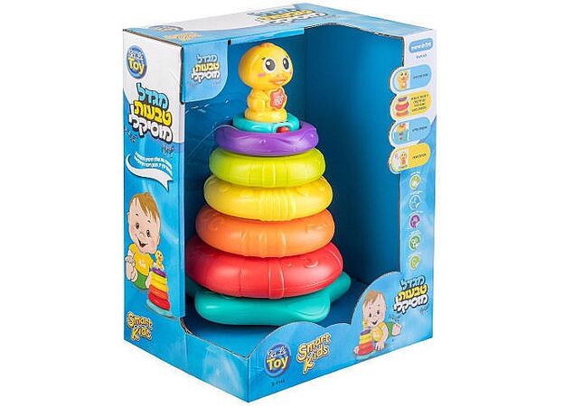 מגדל טבעות מוסיקלי באלי טויס BALI TOY