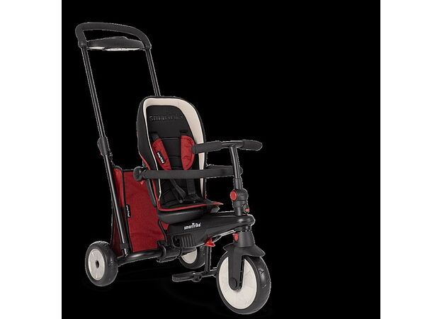 תלת אופן מתקפל סופר קומפקטי  סמארטפולד STR5 Smartfold דגם 2023 - שחור/לבן סמארט טרייק